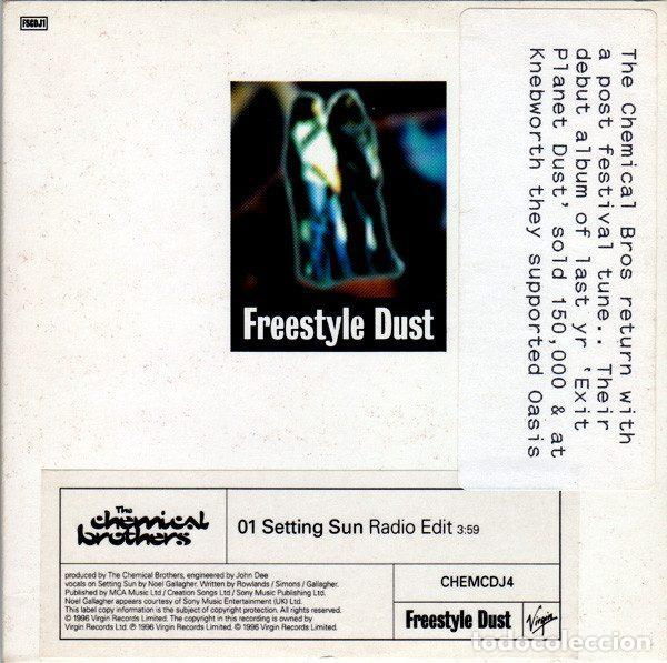 Music CDs: The Chemical Brothers &ndash; Setting Sun (CD, Freestyle Dust CHEMCDJ4)