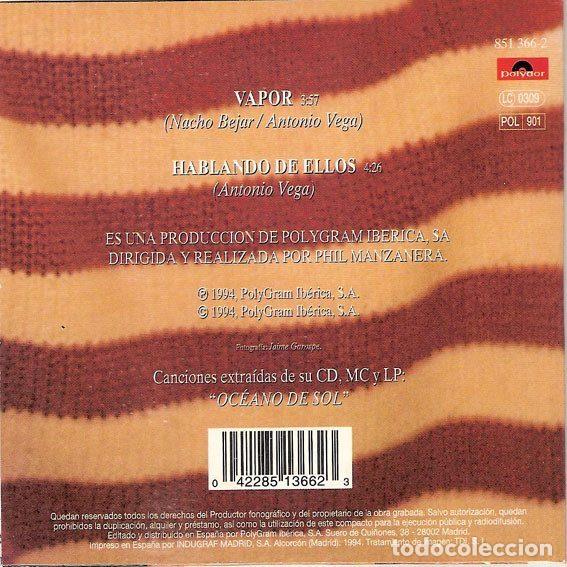 CDs de m&uacute;sica: Antonio Vega &ndash; Vapor (CD, Polydor 851 366-2) - Foto 2