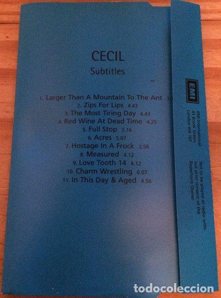 CDs de m&uacute;sica: Cecil &ndash; Subtitles (CD, Parlophone CDPP 047) - Foto 2