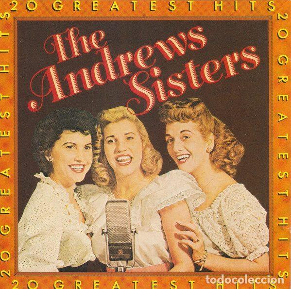 CD di Musica: The Andrews Sisters &ndash; 20 Greatest Hits (CD, Scana 77019)