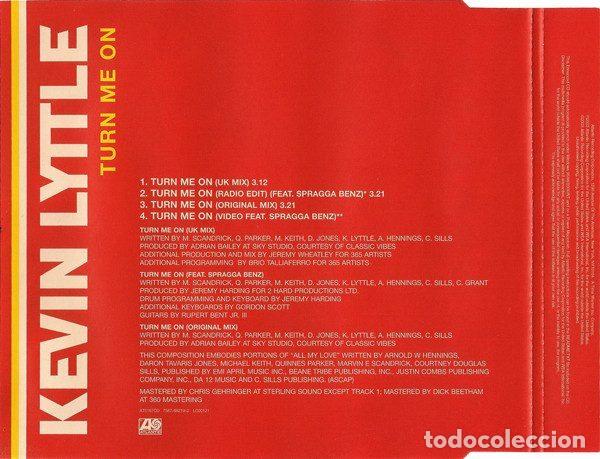 CDs de m&uacute;sica: Kevin Lyttle &ndash; Turn Me On (CD, Atlantic AT0167CD) - Foto 7