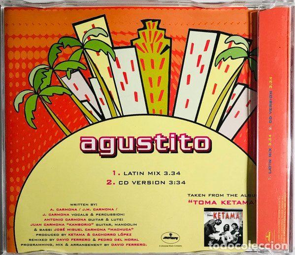 CDs de m&uacute;sica: Ketama &ndash; Agustito (CD, Mercury KETAMA8) - Foto 2