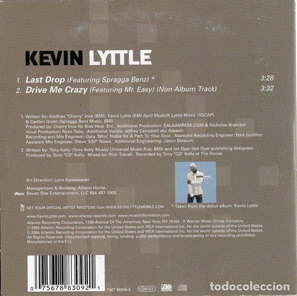 CDs de m&uacute;sica: Kevin Lyttle &ndash; Last Drop (CD, Atlantic 7567-88309-2) - Foto 2