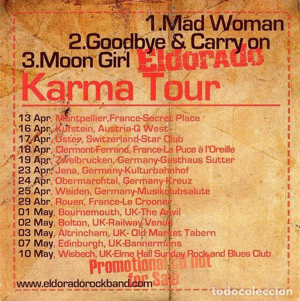 CDs de m&uacute;sica: Eldorado &ndash; Karma Tour (CD, Not On Label (Eldorado (7) Self-released) none) - Foto 1