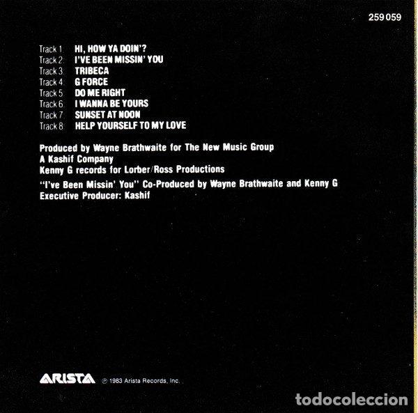 CDs de m&uacute;sica: Kenny G &ndash; G Force (CD, Arista 259 059) - Foto 8