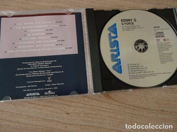 CDs de m&uacute;sica: Kenny G &ndash; G Force (CD, Arista 259 059) - Foto 10