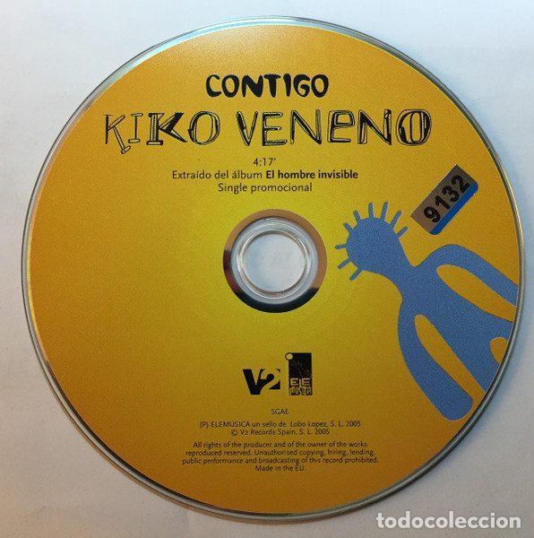 CDs de m&uacute;sica: Kiko Veneno &ndash; Contigo (CD, Elem&uacute;sica V2) - Foto 4