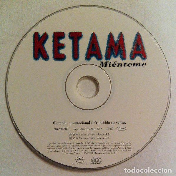 CDs de m&uacute;sica: Ketama &ndash; Mi&eacute;nteme (CD, Mercury MIENTEME 1) - Foto 3