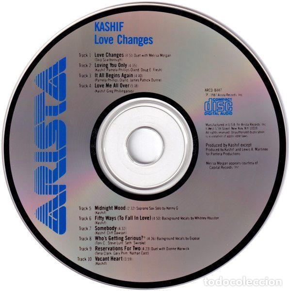 CDs de m&uacute;sica: Kashif &ndash; Love Changes (CD, Arista ARCD-8447) - Foto 3