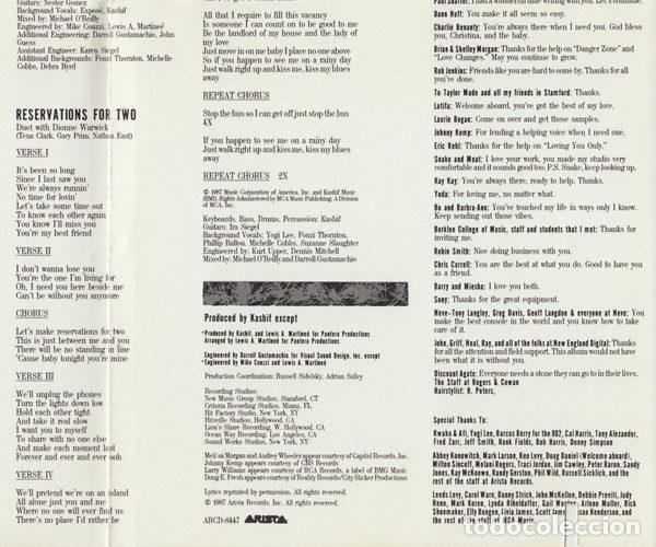 CDs de m&uacute;sica: Kashif &ndash; Love Changes (CD, Arista ARCD-8447) - Foto 10