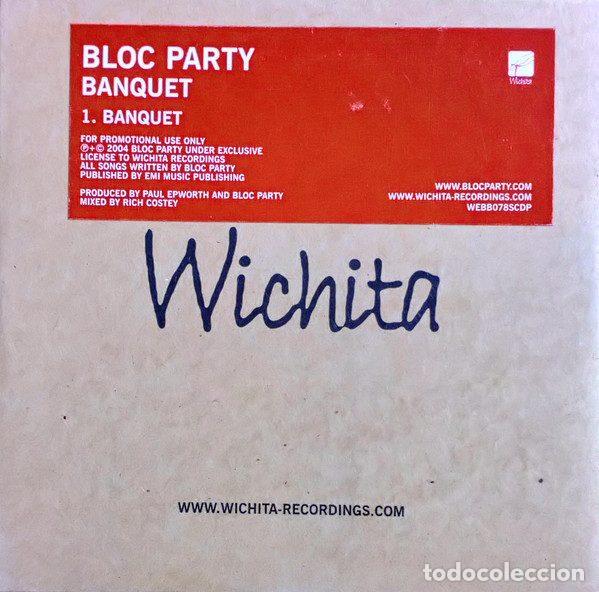 CDs de m&uacute;sica: Bloc Party &ndash; Banquet (CD, Wichita WEBB078SCDP)
