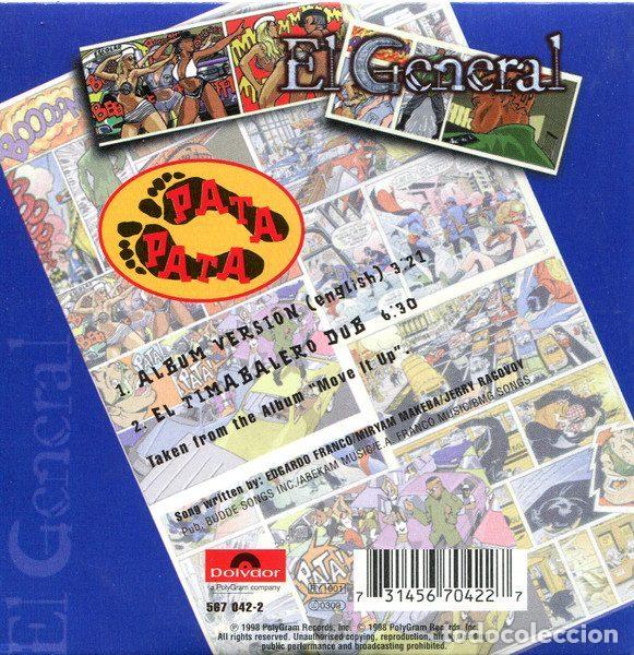 CDs de m&uacute;sica: El General &ndash; Pata Pata (CD, Polydor 567 042-2) - Foto 2