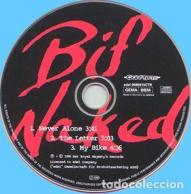CDs de m&uacute;sica: Bif Naked &ndash; Never Alone (CD, Concrete 0086615CTR) - Foto 2