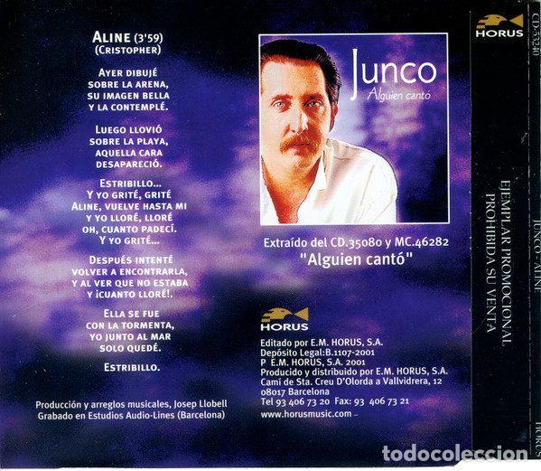 CDs de m&uacute;sica: Junco &ndash; Aline (CD, Horus CD-53240) - Foto 2