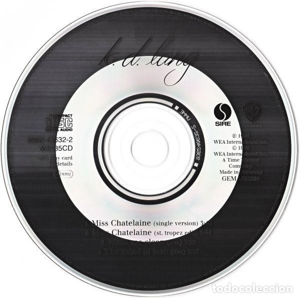 CDs de m&uacute;sica: k.d. lang &ndash; Miss Chatelaine (CD, Sire 9362-40632-2) - Foto 5