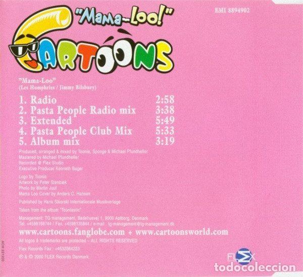 CDs de m&uacute;sica: Cartoons &ndash; Mama-Loo (CD, Flex Records EMI 8894902) - Foto 2