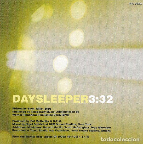 CDs de m&uacute;sica: R.E.M. &ndash; Daysleeper (CD, Warner Bros. Records PRO 00050) - Foto 5