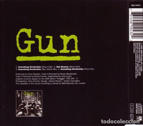 CDs de m&uacute;sica: Gun &ndash; Something Worthwhile (CD, A&M Records 581 043-2) - Foto 2