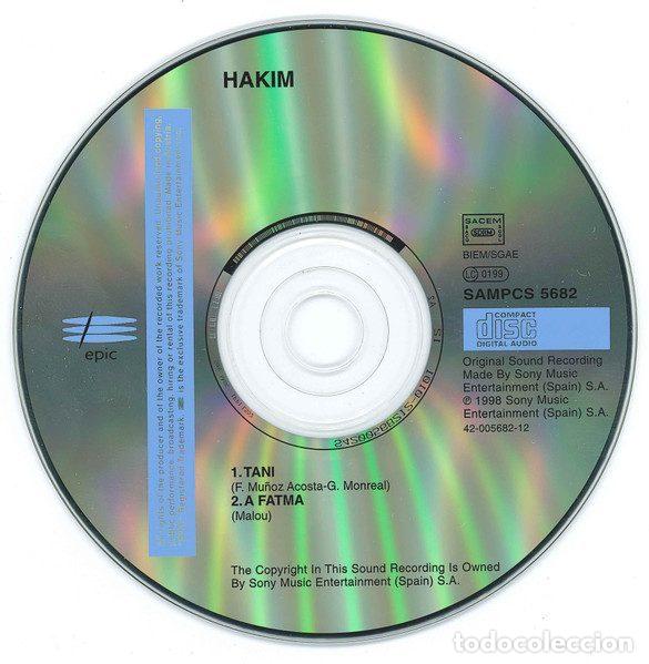CDs de m&uacute;sica: Hakim &ndash; Tani - A Fatma (CD, Epic SAMPCS 5682) - Foto 3