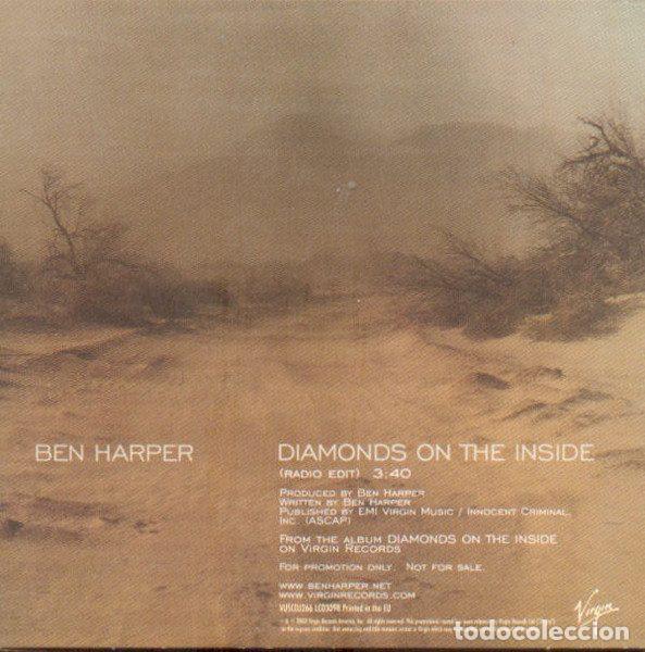 CDs de m&uacute;sica: Ben Harper &ndash; Diamonds On The Inside (CD, Virgin VUSCDJ266) - Foto 2