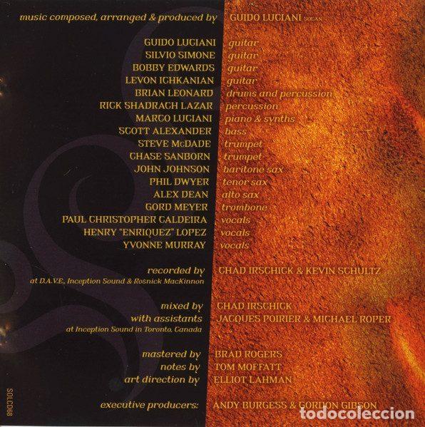 CDs de m&uacute;sica: Guido Luciani &ndash; Gypsy Potion (CD, Avalon SOLCD68) - Foto 5