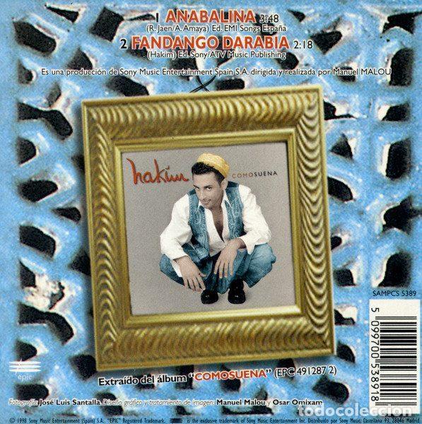 CDs de m&uacute;sica: Hakim &ndash; Anabalina (CD, Epic SAMPCS 5389) - Foto 2