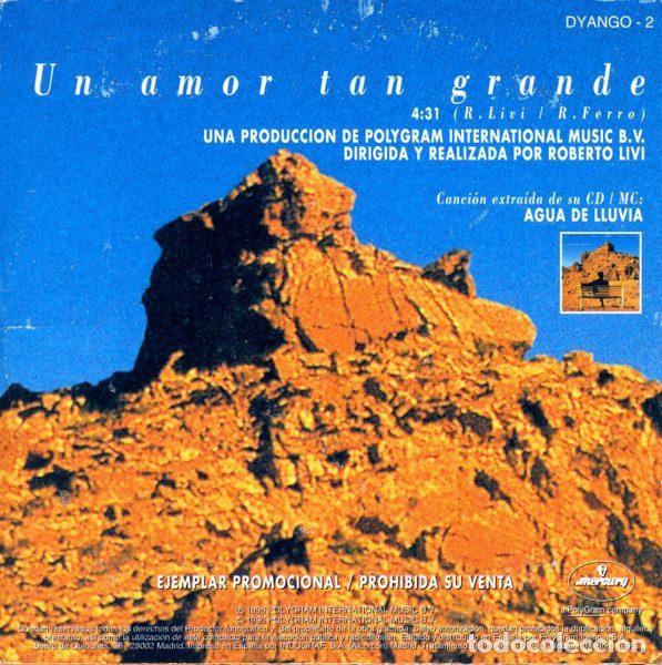 CDs de m&uacute;sica: Dyango &ndash; Un Amor Tan Grande (CD, Mercury DYANGO-2) - Foto 2