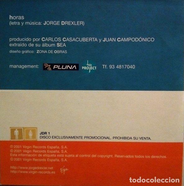 CDs de m&uacute;sica: Jorge Drexler &ndash; Horas (CD, Virgin JDR 1) - Foto 2