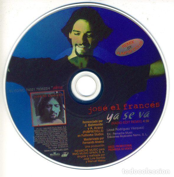 CD de M&uacute;sica: Jos&eacute; &rdquo;El Franc&eacute;s&rdquo; &ndash; Ya Se Va (CD, BMG 74321 793542)
