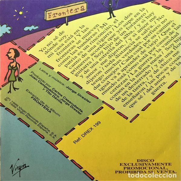 CDs de m&uacute;sica: Jorge Drexler &ndash; Frontera (CD, Virgin DREX 199) - Foto 2