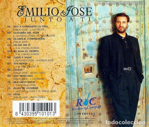 CDs de m&uacute;sica: Emilio Jos&eacute; &ndash; Junto A Ti (CD, Ritmo & Comp&aacute;s 981B0101) - Foto 2