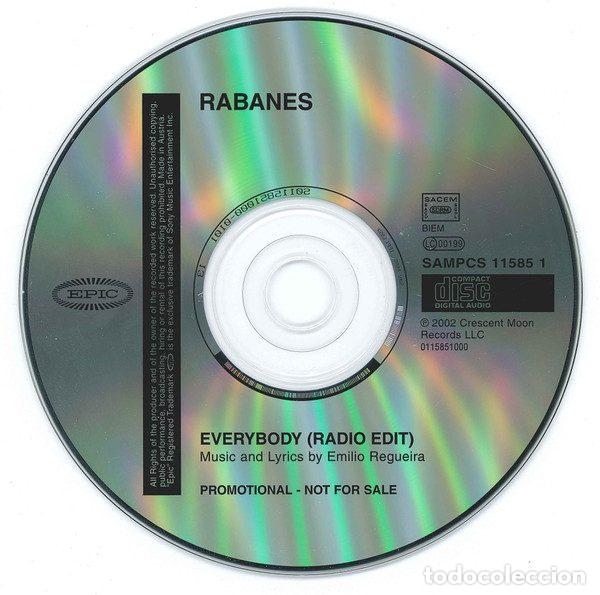 CDs de m&uacute;sica: Rabanes &ndash; Everybody (CD, Epic SAMPCS 11585) - Foto 3