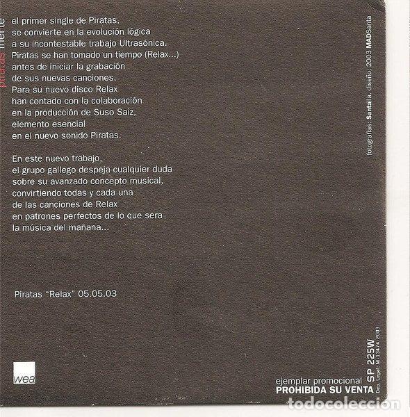 CDs de m&uacute;sica: Los Piratas &ndash; Inerte (CD, WEA SP 225W) - Foto 2