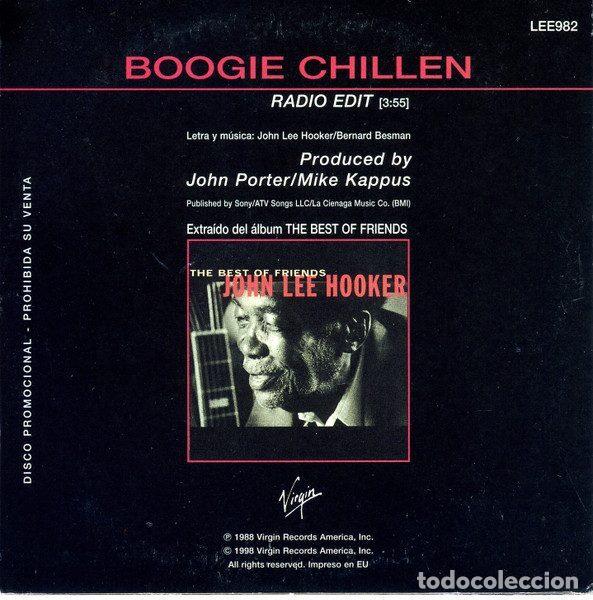 CDs de m&uacute;sica: John Lee Hooker &ndash; Boogie Chillen (CD, Virgin LEE982) - Foto 2