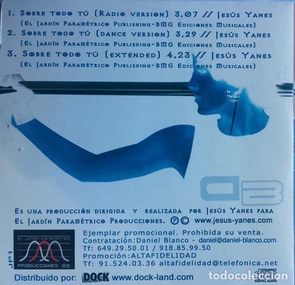 CDs de m&uacute;sica: Donna Bae &ndash; Sobre Todo T&uacute; (CD, El Jard&iacute;n Param&eacute;trico JP1) - Foto 2