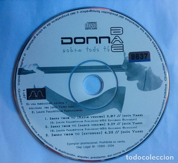CDs de m&uacute;sica: Donna Bae &ndash; Sobre Todo T&uacute; (CD, El Jard&iacute;n Param&eacute;trico JP1) - Foto 3