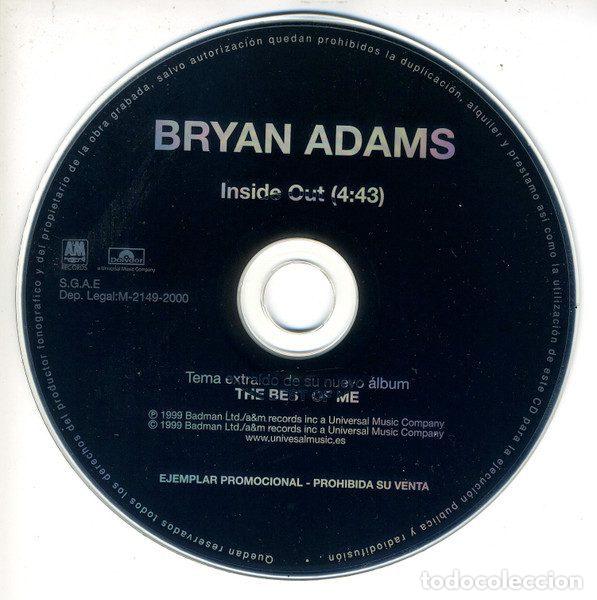 CDs de m&uacute;sica: Bryan Adams &ndash; Inside Out (CD, A&M Records BRYAN n&ordm; 1) - Foto 1