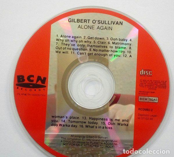 CDs de m&uacute;sica: Gilbert OSullivan &ndash; Alone Again (CD, BCN Records RCD092-2) - Foto 3