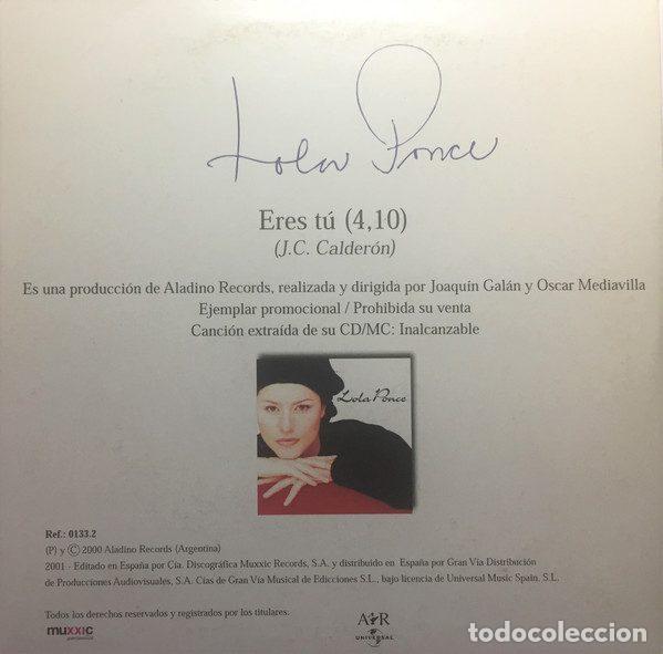CDs de m&uacute;sica: Lola Ponce &ndash; Eres Tu (CD, Muxxic 0133-2) - Foto 2