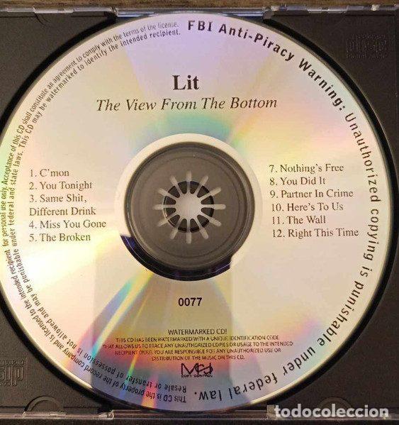 CDs de m&uacute;sica: Lit &ndash; The View From The Bottom (CDr, Megaforce Records none) - Foto 4
