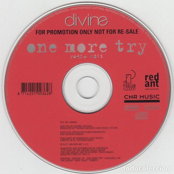 CD de M&uacute;sica: Divine &ndash; One More Try (CD, CNR Music 5300362)