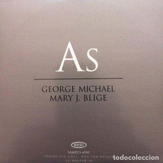 Music CDs: George Michael & Mary J. Blige &ndash; As (CD, Epic SAMPCS 6550)