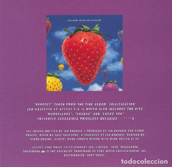 CDs de m&uacute;sica: Lightning Seeds &ndash; Perfect (CD, Epic 662179 2) - Foto 2