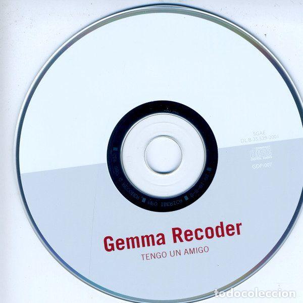 CDs de m&uacute;sica: Gemma Recoder &ndash; Tengo Un Amigo (CD, GDA GDP-007) - Foto 3