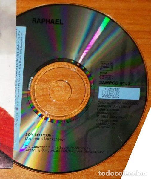 CDs de m&uacute;sica: Raphael &ndash; Soy Lo Peor (CD, Epic SAMPCD 3153) - Foto 3