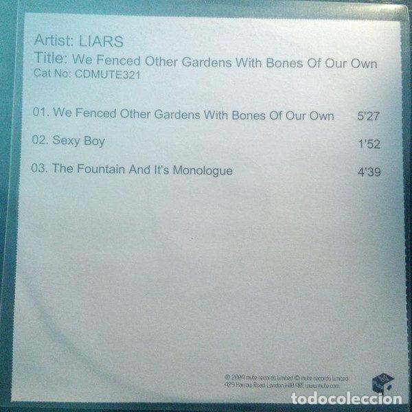 CDs de Musique: Liars &ndash; We Fenced Other Gardens With The Bones Of Our Own (CDr, Mute CDMUTE321)