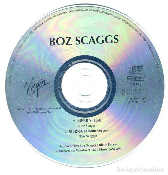 CDs de m&uacute;sica: Boz Scaggs &ndash; Sierra (CD, Virgin BSSP2) - Foto 1