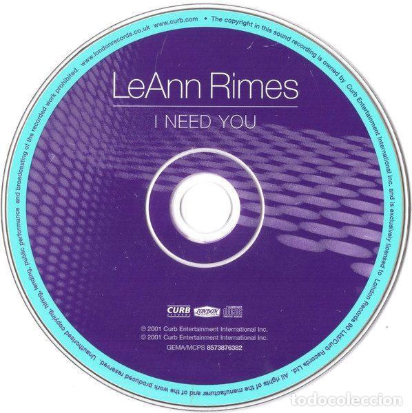 Music CDs: LeAnn Rimes &ndash; I Need You (CD, Curb Records 8573876382)