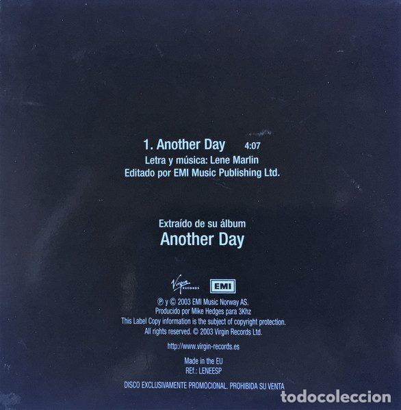 CDs de m&uacute;sica: Lene Marlin &ndash; Another Day (CD, Virgin LENEESP) - Foto 2