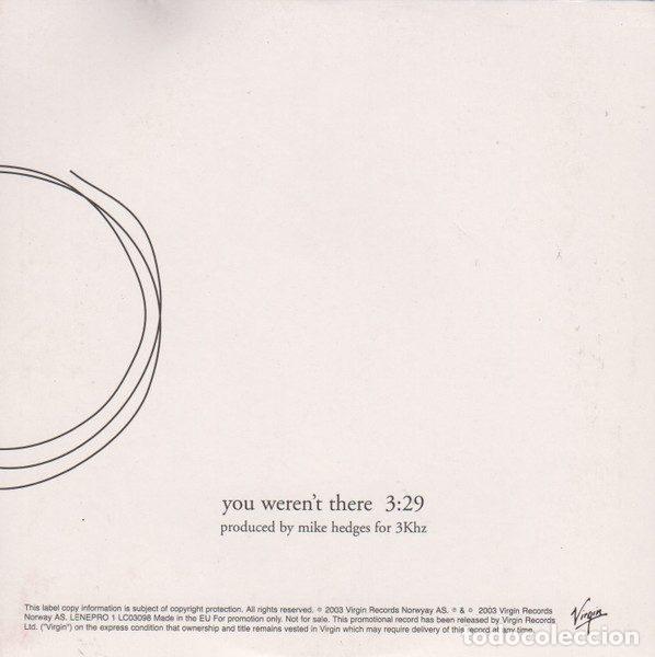 CDs de m&uacute;sica: Lene Marlin &ndash; You Werent There (CD, Virgin LENEPRO 1) - Foto 2